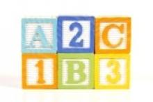 Image of Childrens colorful blocks